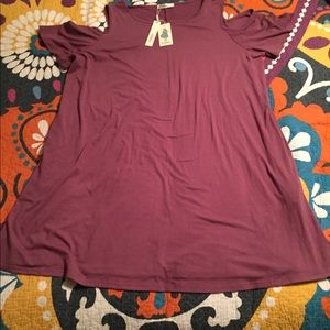 NWT nemidor plum colored dress